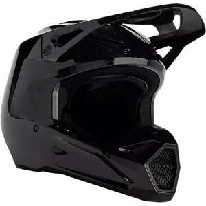 FOX V1 Solid Helmet Black M Prilba
