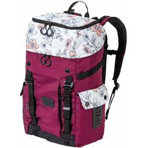 Meatfly Scintilla Backpack Blossom White/Burgundy 26 L