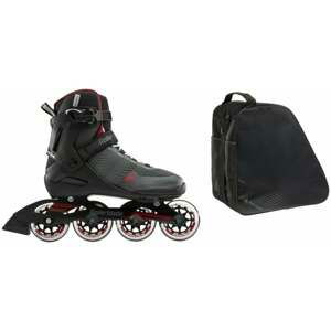 Rollerblade Spark 84 Kolieskové korčule Dark Grey/Red 42