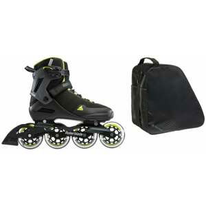 Rollerblade Spark 90 Kolieskové korčule Black/Lime 40,5