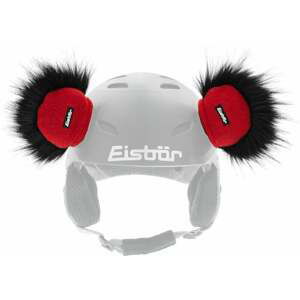 Eisbär Teddy Ears Black/Red UNI Lyžiarska prilba