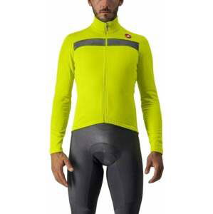 Castelli Puro 3 Jersey FZ Electric Lime/Silver Reflex M