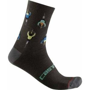 Castelli Aperitivo 15 Sock Dark Grey 2XL Cyklo ponožky