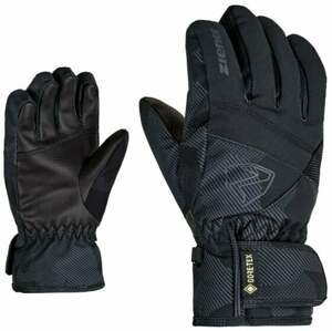 Ziener Leif GTX Black/Lime 5 Lyžiarske rukavice
