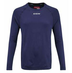 CCM Premium Training LS Tee Navy M