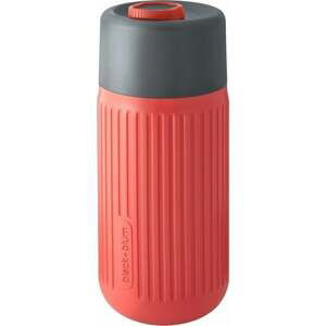 black+blum Glass Travel Cup Grey/Coral 340 ml Pohár