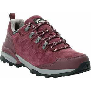 Jack Wolfskin Dámske outdoorové topánky Refugio Texapore Low W Dark Maroon 38