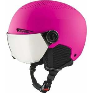 Alpina Zupo Visor Q-Lite Junior Ski helmet Pink Matt S Lyžiarska prilba