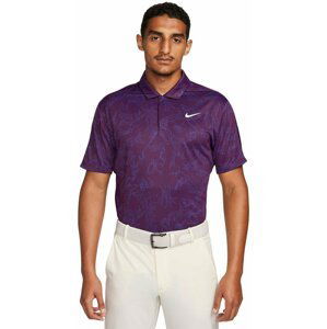 Nike Dri-Fit ADV Tiger Woods Mens Polo Bordeaux/White XL