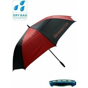 Bennington Wind Vent Umbrella Blk/Red
