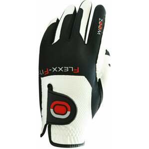 Zoom Gloves Weather Mens Golf Glove White/Black/Red Logo RH