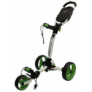 Axglo TriLite White/Green Manuálny golfový vozík
