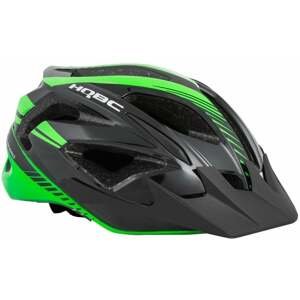HQBC Epiqe Black/Fluo Green Gloss 53-58 Prilba na bicykel