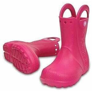 Crocs Kids' Handle It Rain Boot Candy Pink 32-33