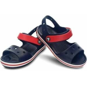 Crocs Kids' Crocband Sandal Navy/Red 33-34