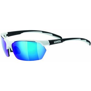 UVEX Sportstyle 114 White Black Mat/Litemirror Orange/Litemirror Blue/Clear Cyklistické okuliare