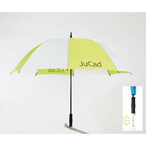 Jucad Telescopic Umbrella Green-White