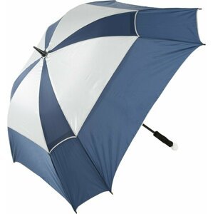 Jucad Telescopic Umbrella Windproof With Pin Blue/Silver