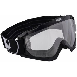 Oxford Assault Pro OX200 Glossy Black/Clear Moto okuliare