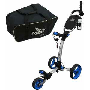 Axglo TriLite 3-Wheel Trolley Grey/Blue SET Grey/Blue Manuálny golfový vozík