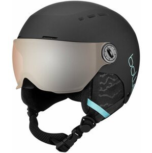 Bollé Quiz Visor Junior Ski Helmet Matte Black/Blue XS (49-52 cm) Lyžiarska prilba
