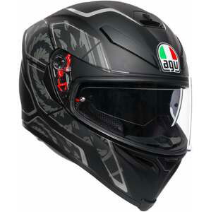 AGV K-5 S Tornado Matt Black/Silver M/L Prilba