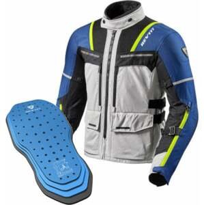 Rev'it! Jacket Offtrack Protector SET Silver/Blue M Textilná bunda