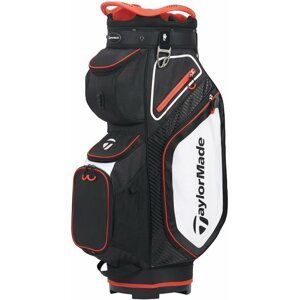 TaylorMade Pro Cart 8.0 Black/White/Red Cart Bag