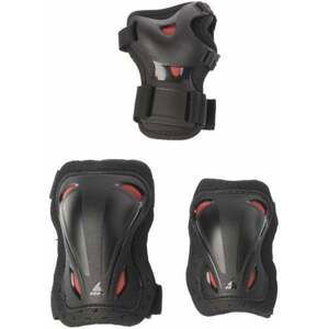 Rollerblade Skate Gear Junior 3 Pack Black/Red XS