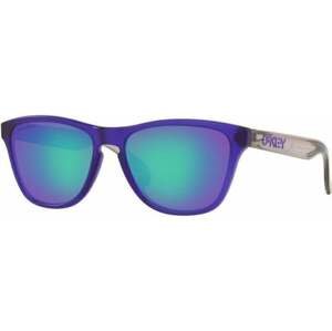 Oakley Frogskins XS 900611 Matte Translucent Crystal Purple/Prizm Sapphire