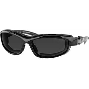 Bobster Road Hog II Convertible Gloss Black/Smoke Mirror/Amber/Clear/Dual Grade Mirror Moto okuliare