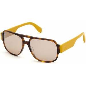Adidas OR0006 52L Shine Classical Havana Yellow/Mirror Roviex L Lifestyle okuliare