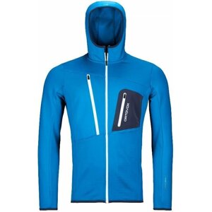 Ortovox Outdoorová mikina Fleece Grid M Safety Blue S