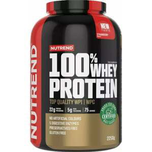 NUTREND 100% Whey Protein Jahoda 2250 g