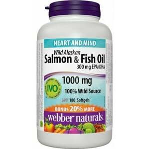 Webber Naturals Omega 3 w Fish Oil Bonus IVO 150 + 30 Tablets
