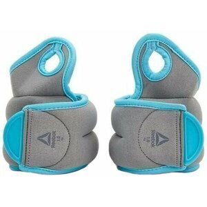 Reebok Wrist Weights Šedá-Modrá 1 kg