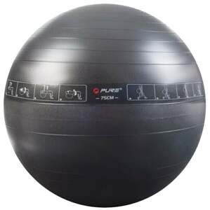 Pure 2 Improve Exercise Ball Čierna 75 cm