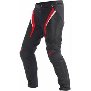 Dainese Drake Super Air Black/Red/White 46 Štandard Textilné nohavice
