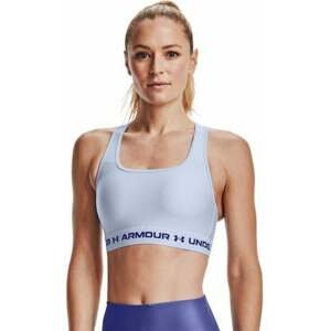 Under Armour Women's Armour Mid Crossback Sports Bra Isotope Blue/Regal XS Fitness bielizeň