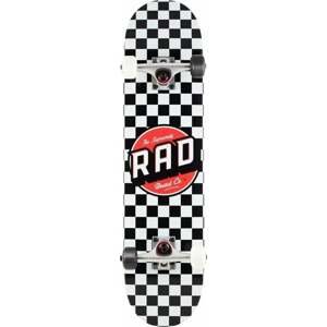 RAD Checkers 7,75'' Skateboard Complete Black