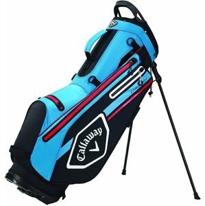 Callaway Chev Dry Black/Cyan/Fire Red Stand Bag