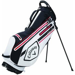 Callaway Chev Dry White/Black/Fire Red Stand Bag
