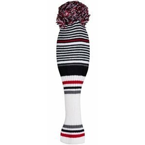Callaway Pom Pom Driver Headcover White/Black/Charcoal/Red