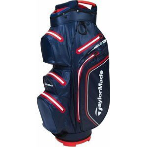 TaylorMade Storm Dry Navy/Red Cart Bag