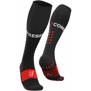 Compressport Full Socks Run Black T4 Bežecké ponožky