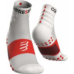 Compressport Training Socks 2-Pack White T4 Bežecké ponožky