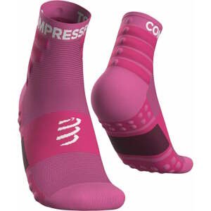 Compressport Training Socks 2-Pack Pink T1 Bežecké ponožky