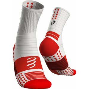 Compressport Pro Marathon White T4 Bežecké ponožky