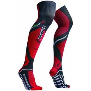 Forma Boots Ponožky Off-Road Compression Socks Black/Red 43/46