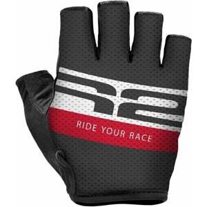 R2 Ride Bike Gloves Black/White/Red S